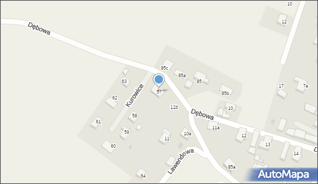 Kurowice, Kurowice, 57, mapa Kurowice