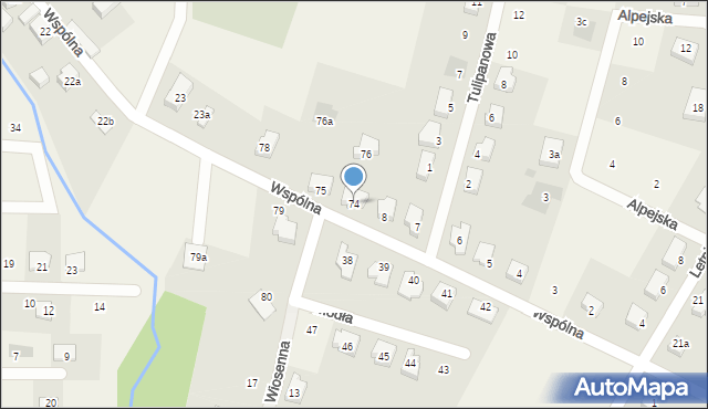 Kurowice, Kurowice, 74, mapa Kurowice