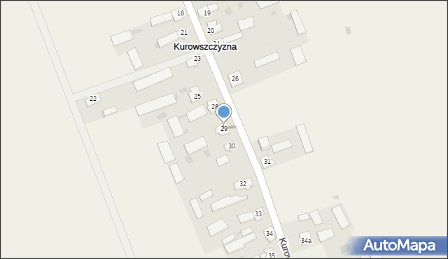 Kurowszczyzna, Kurowszczyzna, 29, mapa Kurowszczyzna