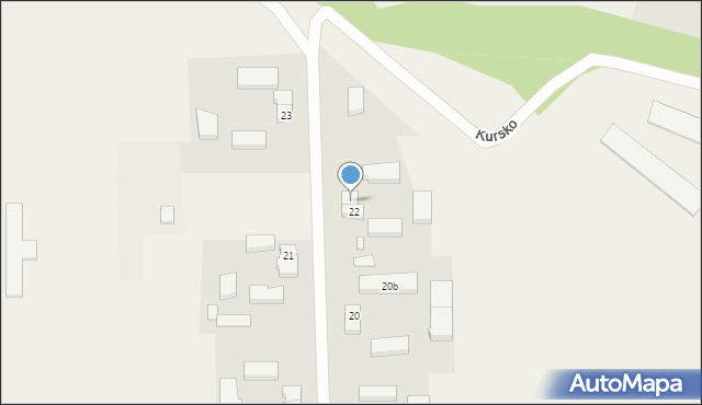 Kursko, Kursko, 22a, mapa Kursko