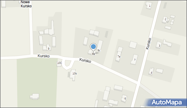 Kursko, Kursko, 8a, mapa Kursko