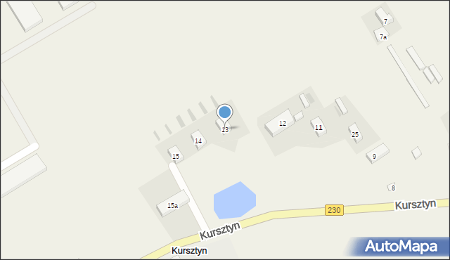 Kursztyn, Kursztyn, 13, mapa Kursztyn