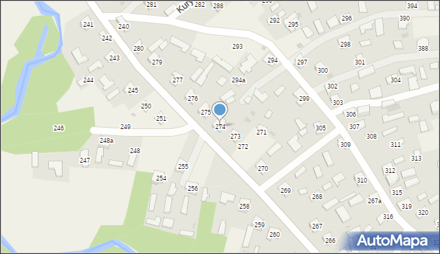 Kuryłówka, Kuryłówka, 274, mapa Kuryłówka