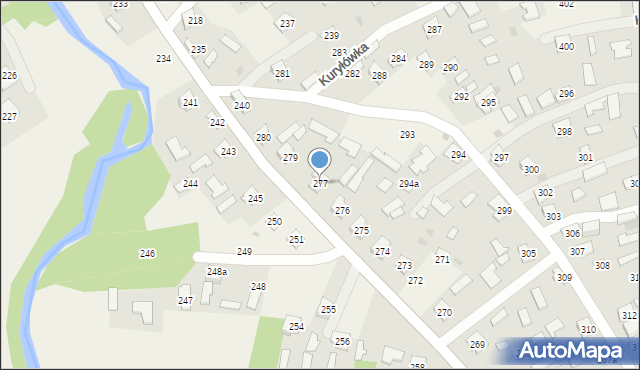 Kuryłówka, Kuryłówka, 277, mapa Kuryłówka