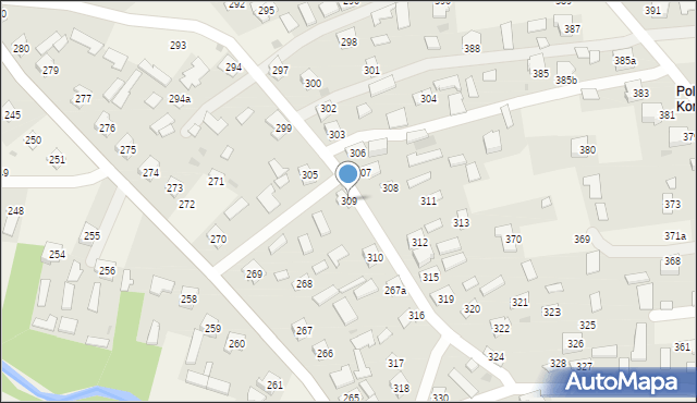 Kuryłówka, Kuryłówka, 309, mapa Kuryłówka