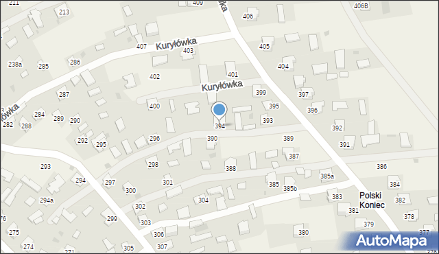 Kuryłówka, Kuryłówka, 394, mapa Kuryłówka