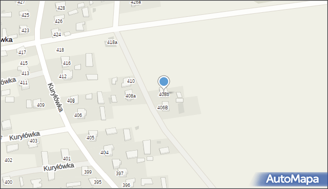 Kuryłówka, Kuryłówka, 408b, mapa Kuryłówka