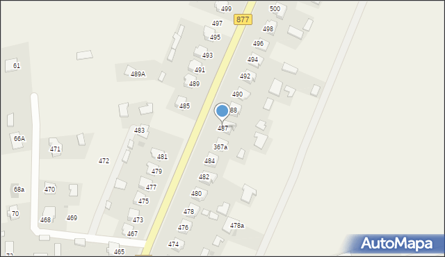 Kuryłówka, Kuryłówka, 487, mapa Kuryłówka