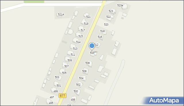 Kuryłówka, Kuryłówka, 510, mapa Kuryłówka