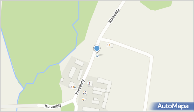 Kurzelaty, Kurzelaty, 12, mapa Kurzelaty
