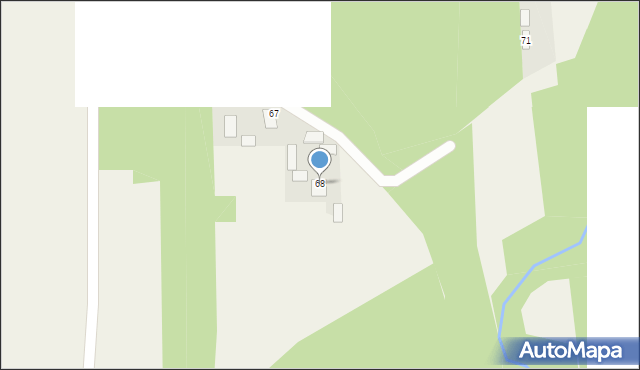 Kurzyna Wielka, Kurzyna Wielka, 68, mapa Kurzyna Wielka