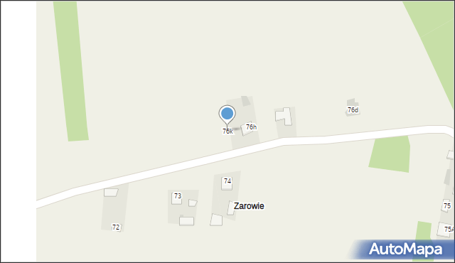 Kurzyna Wielka, Kurzyna Wielka, 76k, mapa Kurzyna Wielka