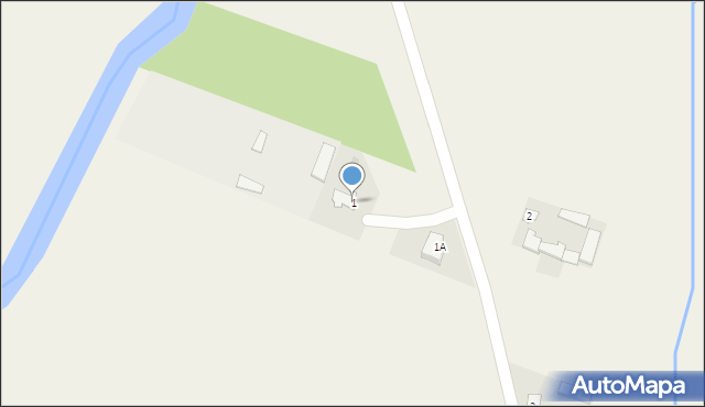 Kuskowo Kmiece, Kuskowo Kmiece, 1, mapa Kuskowo Kmiece