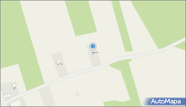 Kuśnie, Kuśnie, 25, mapa Kuśnie