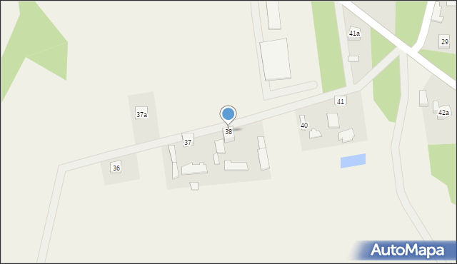 Kuśnie, Kuśnie, 38, mapa Kuśnie