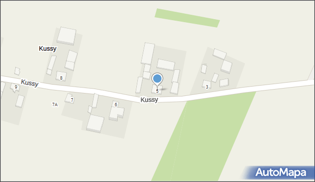 Kussy, Kussy, 5, mapa Kussy
