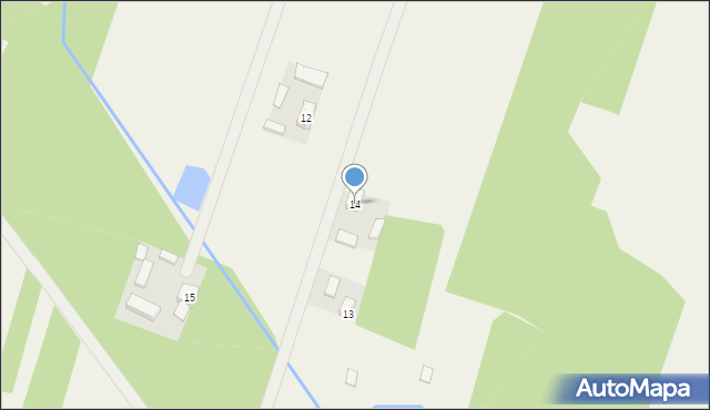 Kustrzyce, Kustrzyce, 14, mapa Kustrzyce