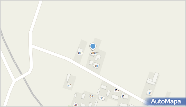 Kustrzyce, Kustrzyce, 40A, mapa Kustrzyce