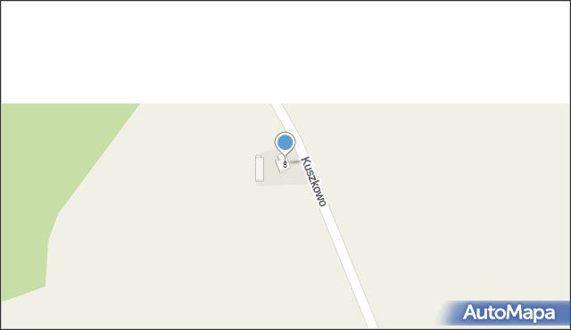 Kuszkowo, Kuszkowo, 8, mapa Kuszkowo