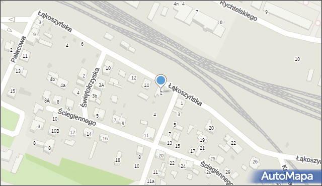 Kutno, Kutrzeby Tadeusza, gen., 2, mapa Kutno