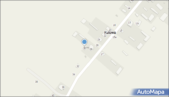 Kutowa, Kutowa, 30, mapa Kutowa