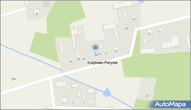 Kutyłowo-Perysie, Kutyłowo-Perysie, 24, mapa Kutyłowo-Perysie