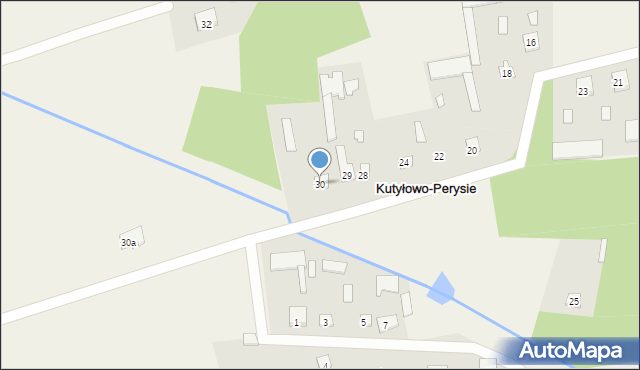 Kutyłowo-Perysie, Kutyłowo-Perysie, 30, mapa Kutyłowo-Perysie