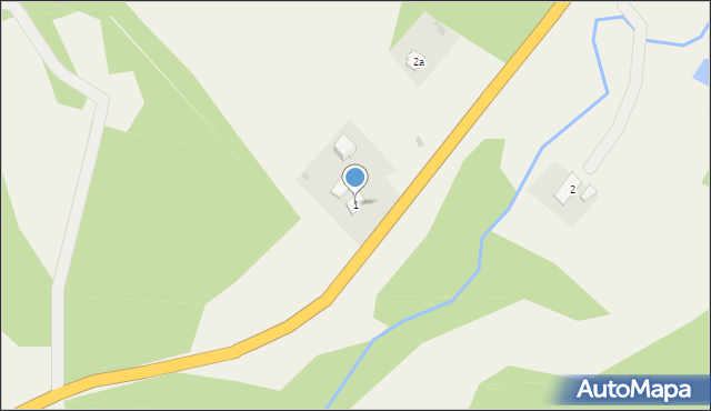 Kuźmina, Kuźmina, 1, mapa Kuźmina