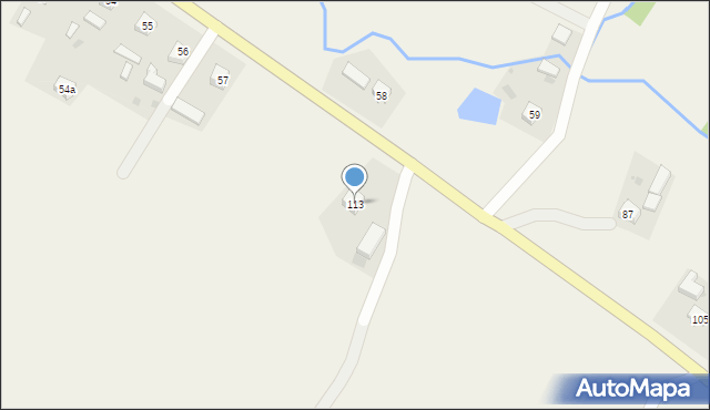 Kuźmina, Kuźmina, 113, mapa Kuźmina