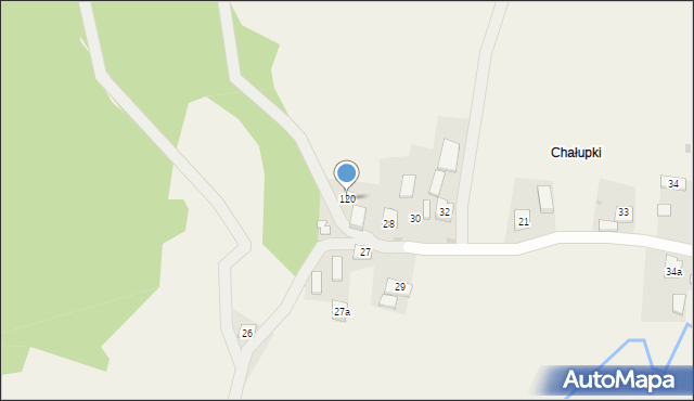 Kuźmina, Kuźmina, 120, mapa Kuźmina