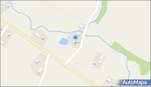 Kuźmina, Kuźmina, 59, mapa Kuźmina