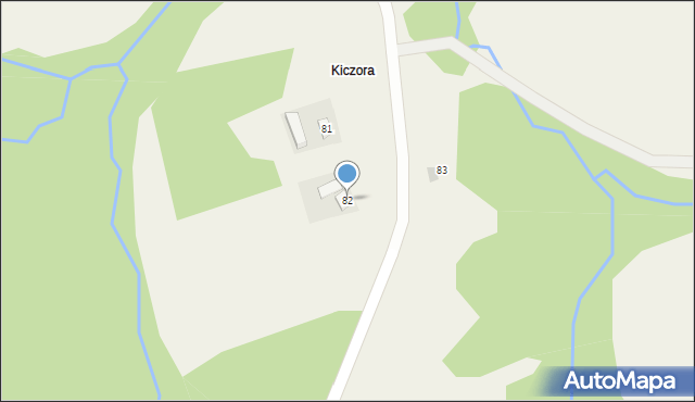 Kuźmina, Kuźmina, 82, mapa Kuźmina