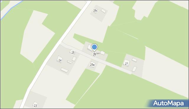 Kuźniaki, Kuźniaki, 26, mapa Kuźniaki