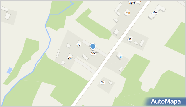 Kuźniaki, Kuźniaki, 30a, mapa Kuźniaki
