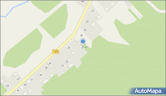 Kuźnica, Kuźnica, 27, mapa Kuźnica
