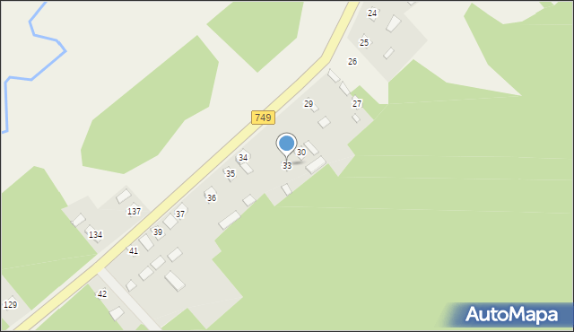 Kuźnica, Kuźnica, 33, mapa Kuźnica