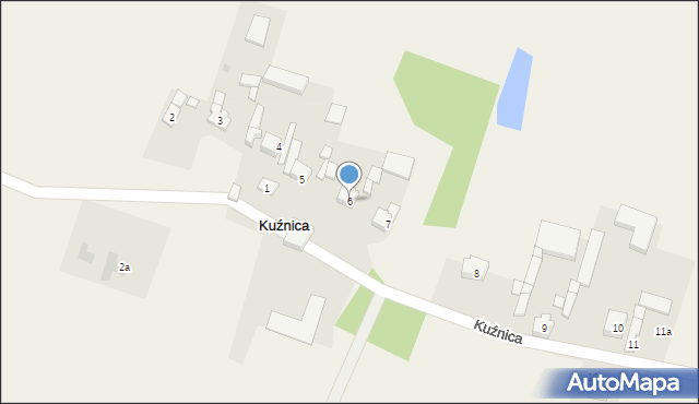 Kuźnica, Kuźnica, 6, mapa Kuźnica