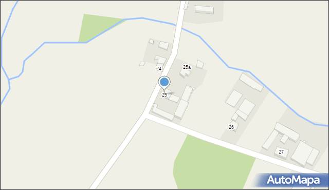 Kuźnica Bobrowska, Kuźnica Bobrowska, 25, mapa Kuźnica Bobrowska