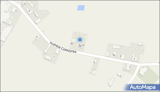 Kuźnica Czeszycka, Kuźnica Czeszycka, 6a, mapa Kuźnica Czeszycka