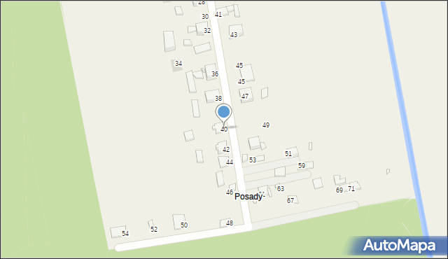 Kuźnica Podleśna, Kuźnica Podleśna, 40, mapa Kuźnica Podleśna