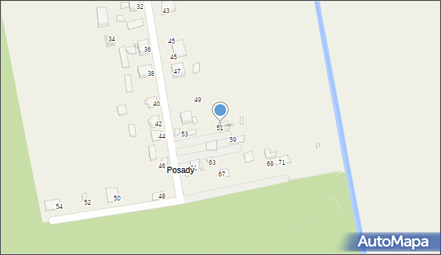 Kuźnica Podleśna, Kuźnica Podleśna, 51, mapa Kuźnica Podleśna