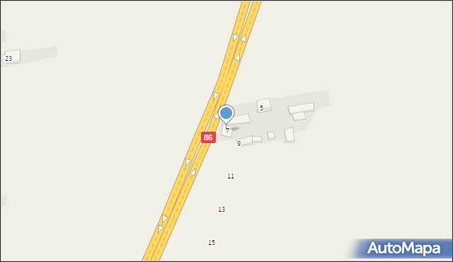 Kuźnica Podleśna, Kuźnica Podleśna, 7, mapa Kuźnica Podleśna