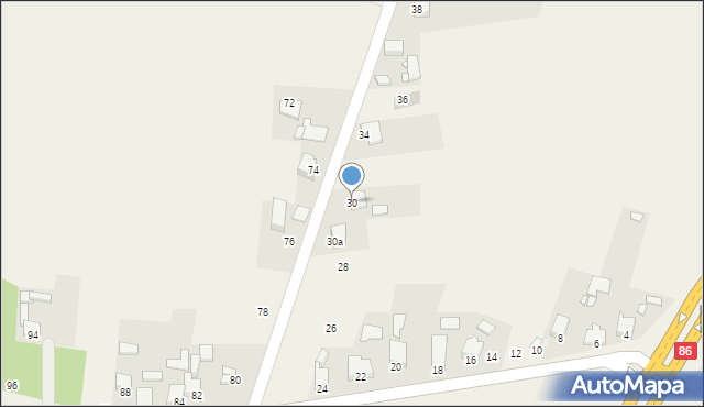 Kuźnica Warężyńska, Kuźnica Warężyńska, 30, mapa Kuźnica Warężyńska