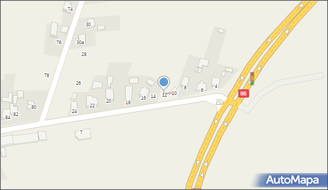 Kuźnica Warężyńska, Kuźnica Warężyńska, 12, mapa Kuźnica Warężyńska