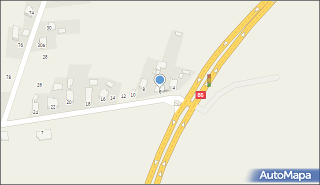 Kuźnica Warężyńska, Kuźnica Warężyńska, 6, mapa Kuźnica Warężyńska