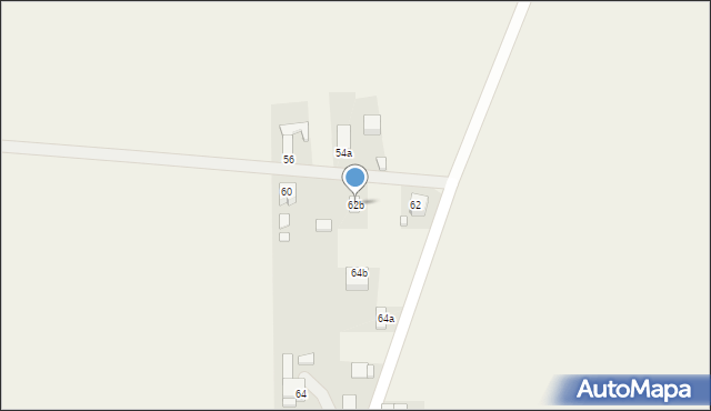 Kuźnica Warężyńska, Kuźnica Warężyńska, 62b, mapa Kuźnica Warężyńska