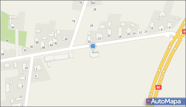 Kuźnica Warężyńska, Kuźnica Warężyńska, 7, mapa Kuźnica Warężyńska