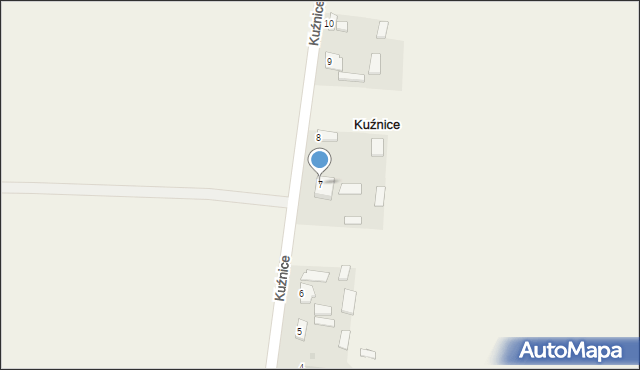 Kuźnice, Kuźnice, 7, mapa Kuźnice