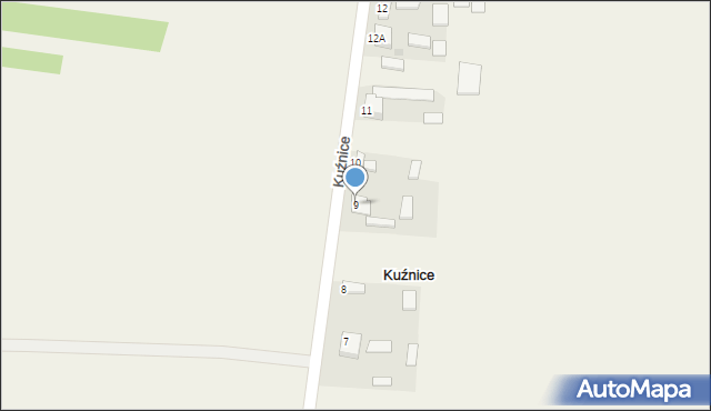 Kuźnice, Kuźnice, 9, mapa Kuźnice