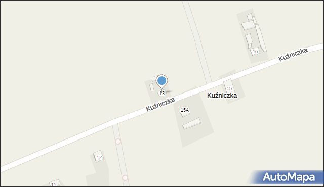 Kuźniczka, Kuźniczka, 13, mapa Kuźniczka